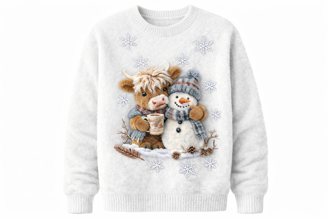 Frosty Friends | Krowka z Bałwankiem