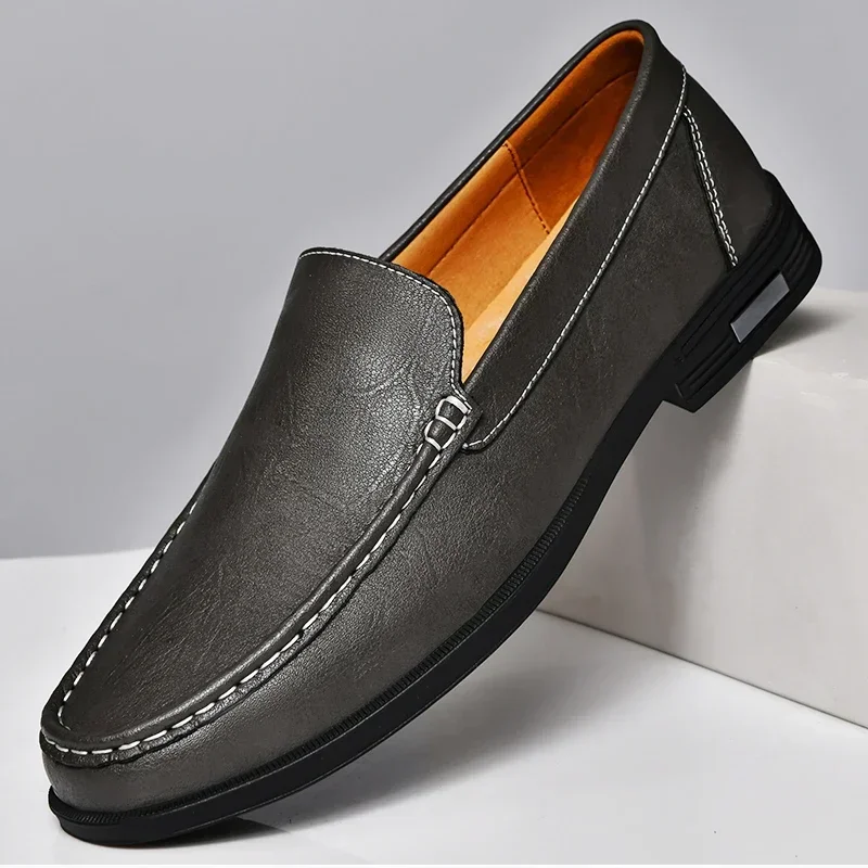 Eleganckie Skórzane Mokasyny