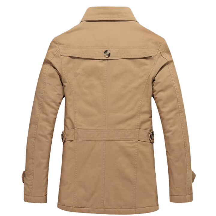 Elegancki Puchowy Trenchcoat