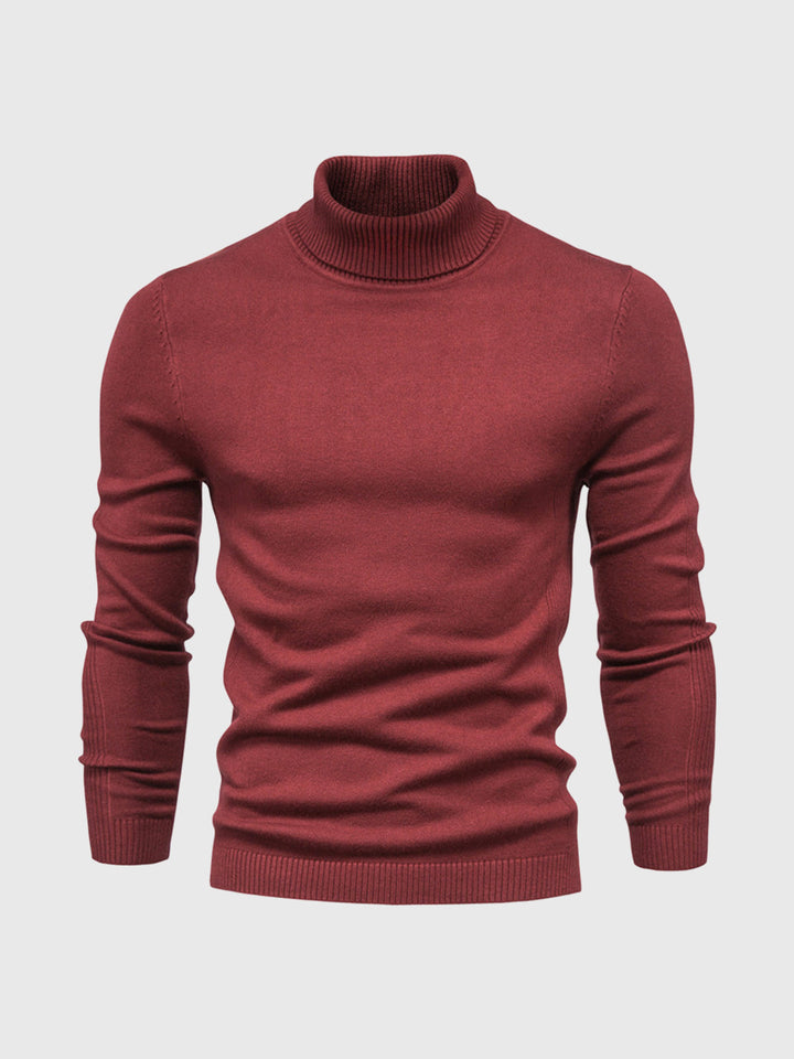 Wyrafinowany Stylowy Męski Sweter z Golfem