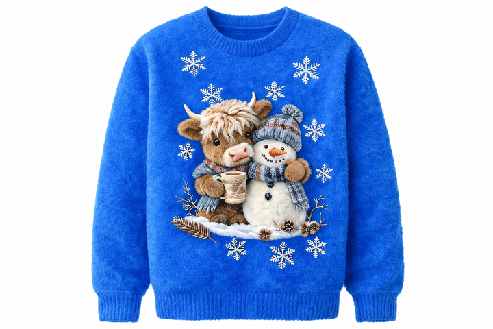 Frosty Friends | Krowka z Bałwankiem