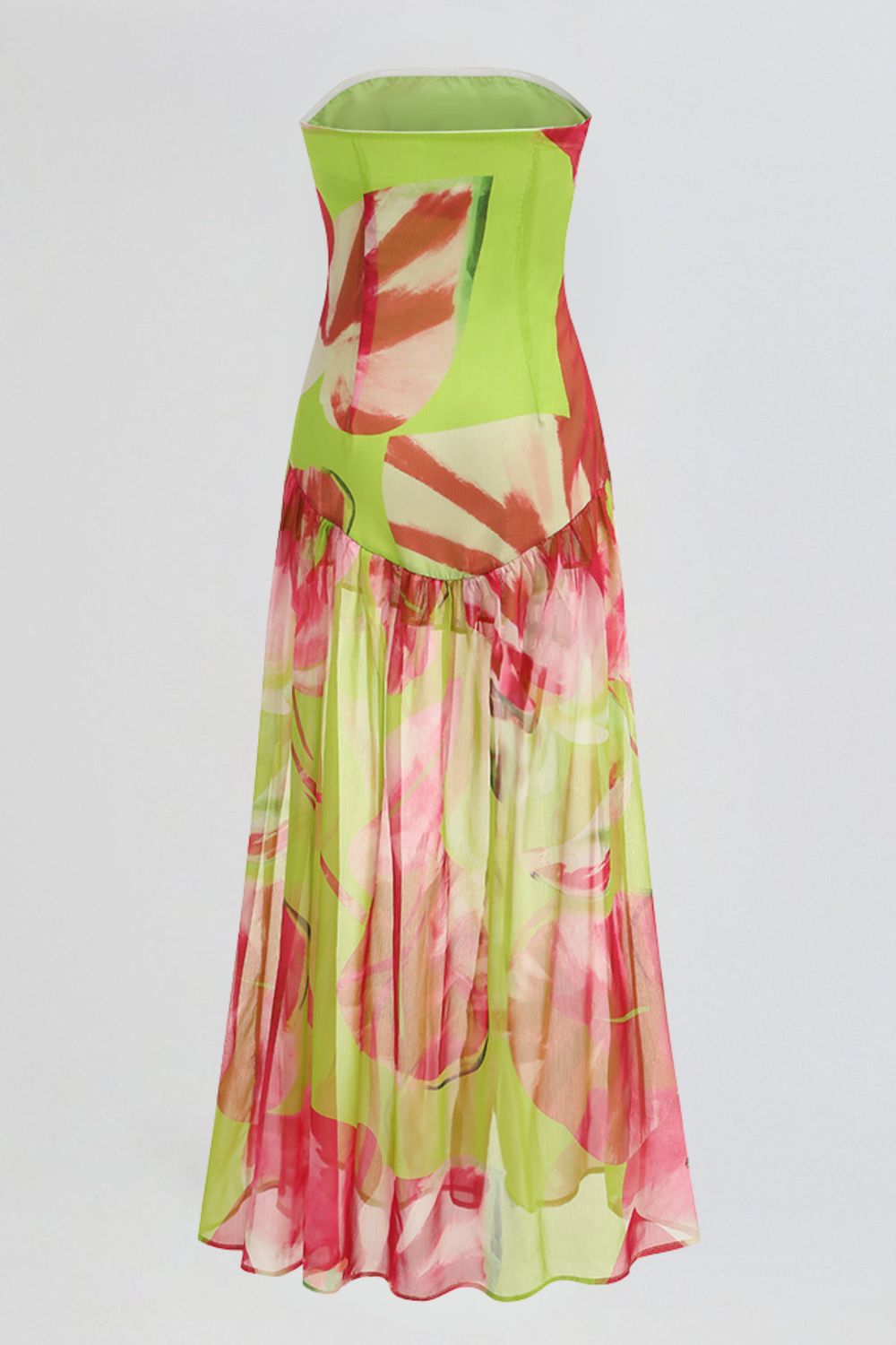 Sukienka Riviera Long - Limonata Green
