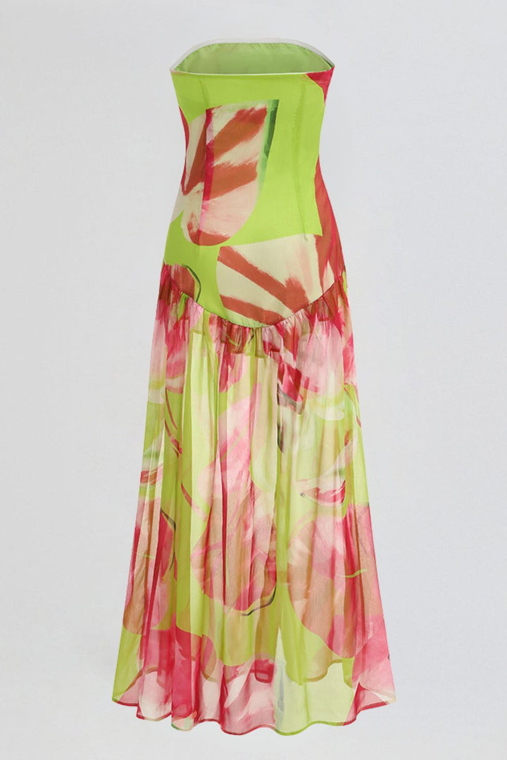 Sukienka Riviera Long - Limonata Green