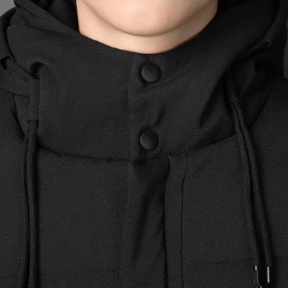 Elegancka Długa Kurtka Męska