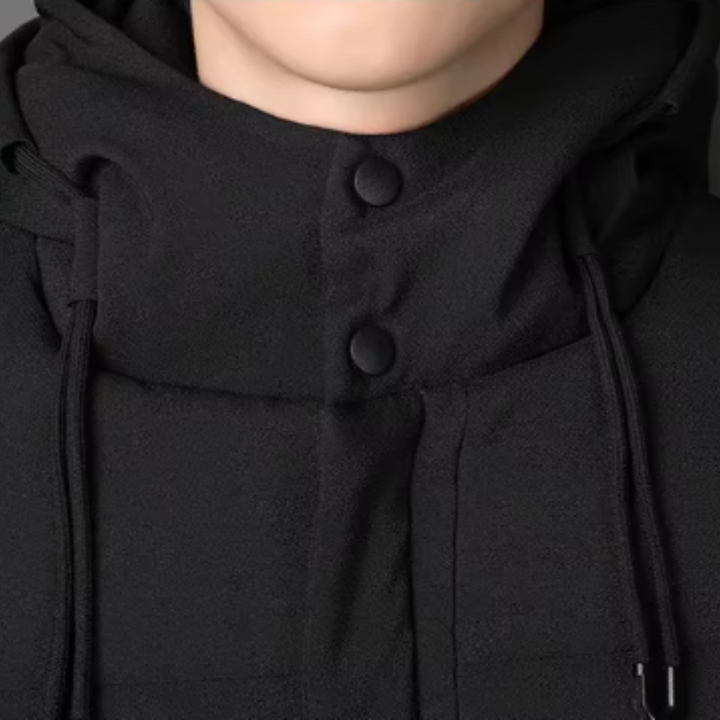 Elegancka Długa Kurtka Męska