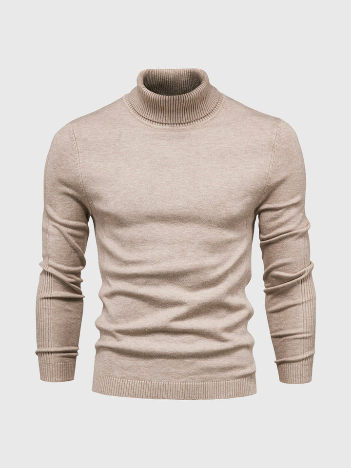 Wyrafinowany Stylowy Męski Sweter z Golfem
