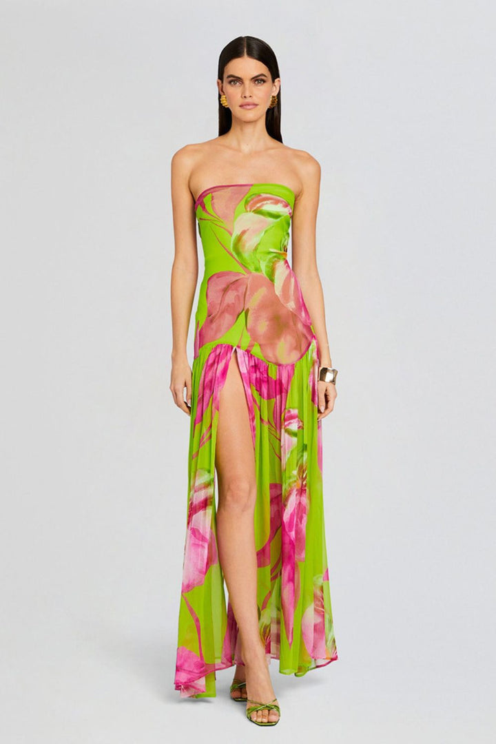 Sukienka Riviera Long - Limonata Green