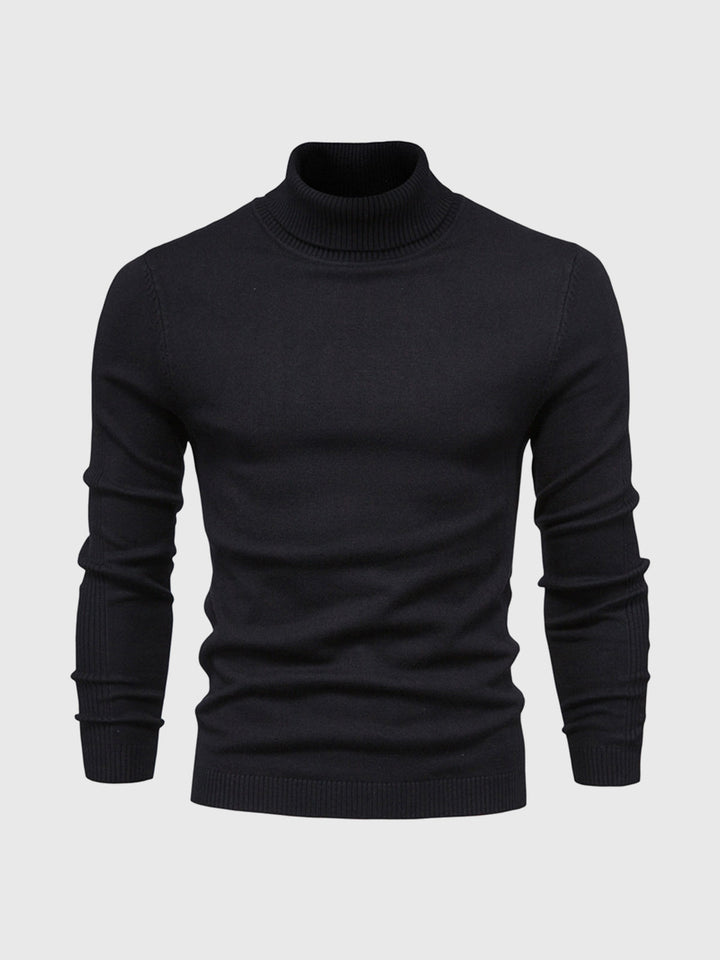 Wyrafinowany Stylowy Męski Sweter z Golfem