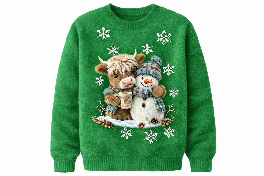 Frosty Friends | Krowka z Bałwankiem