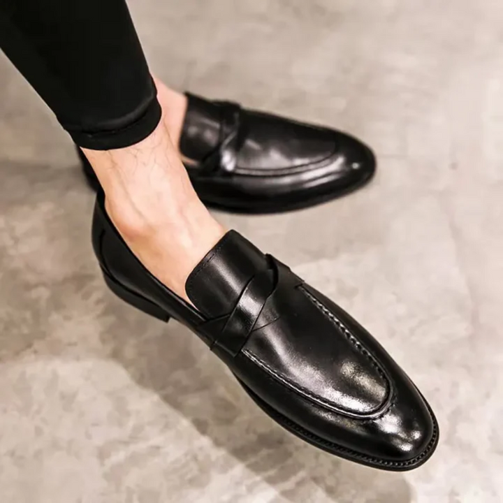 Eleganckie Skórzane Mokasyny