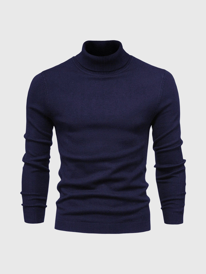 Wyrafinowany Stylowy Męski Sweter z Golfem