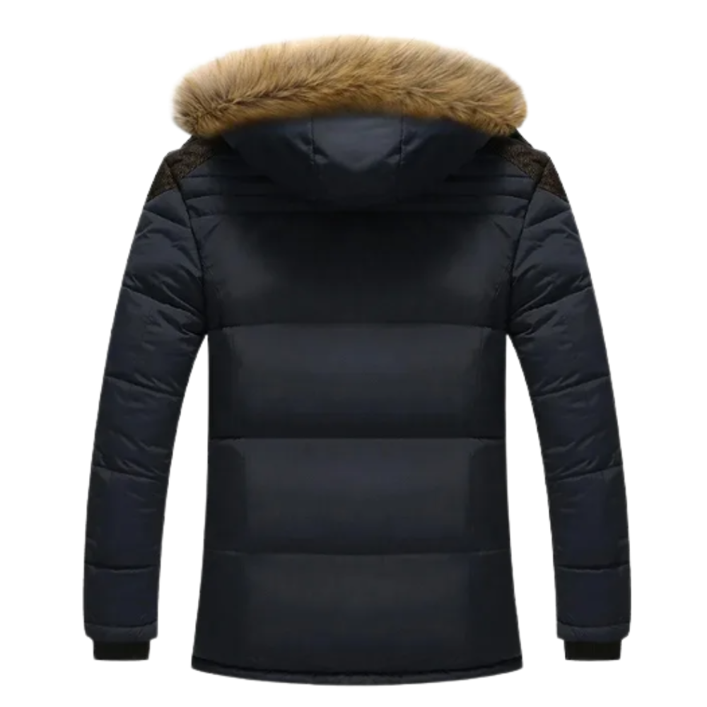 Elegancka ocieplana kurtka polarowa na zimę