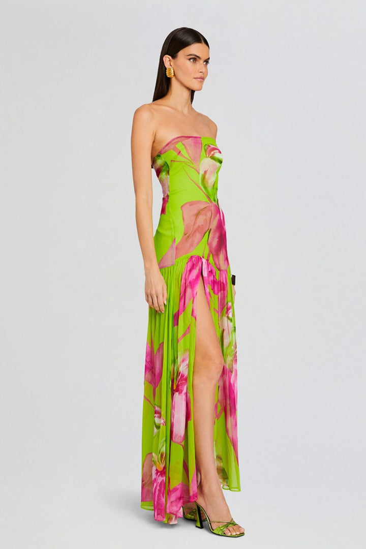 Sukienka Riviera Long - Limonata Green