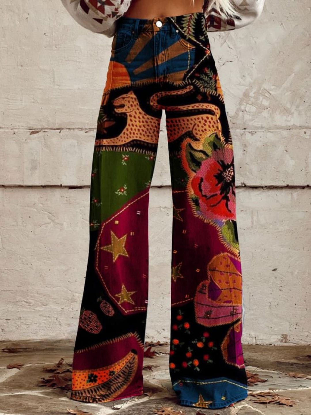 LENA | Eleganckie Spodnie Boho