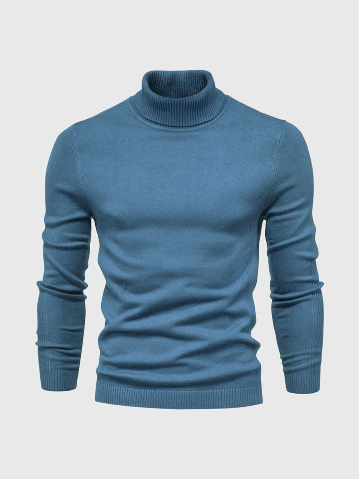 Wyrafinowany Stylowy Męski Sweter z Golfem