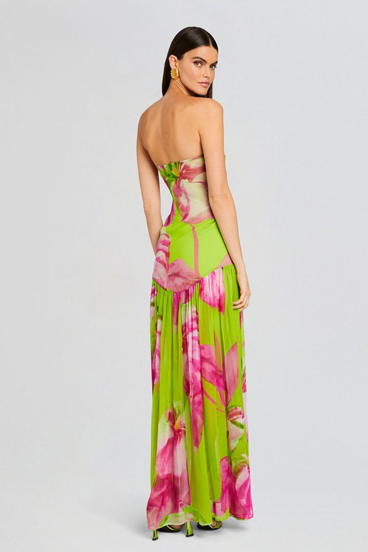 Sukienka Riviera Long - Limonata Green