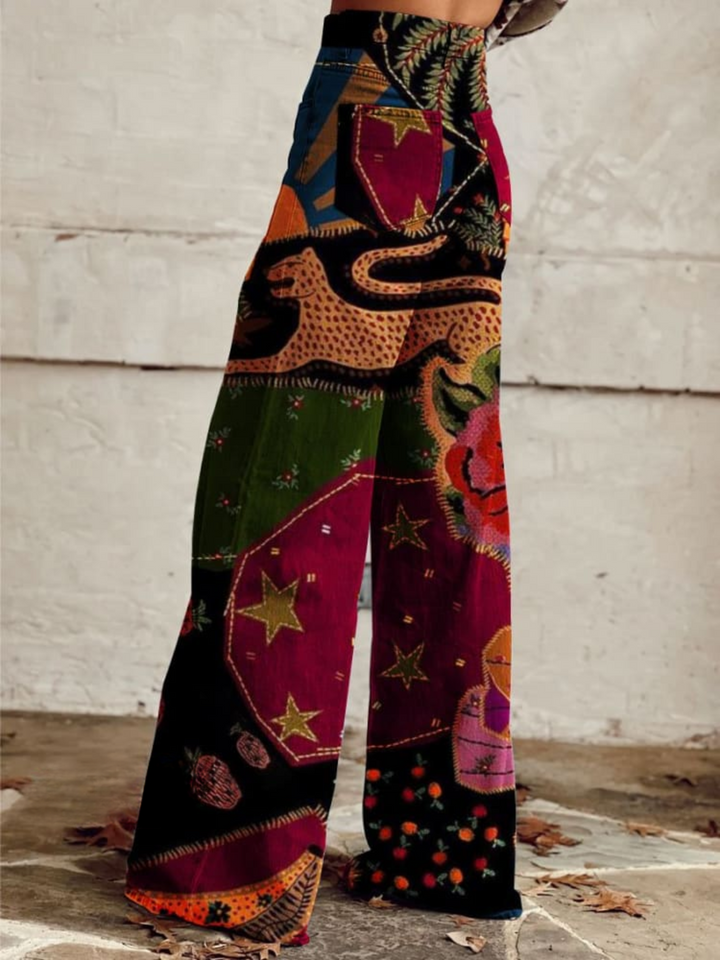 LENA | Eleganckie Spodnie Boho