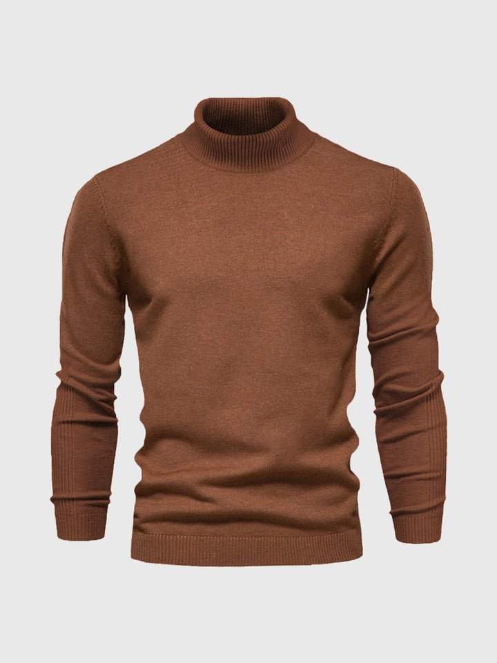 Wyrafinowany Stylowy Męski Sweter z Golfem