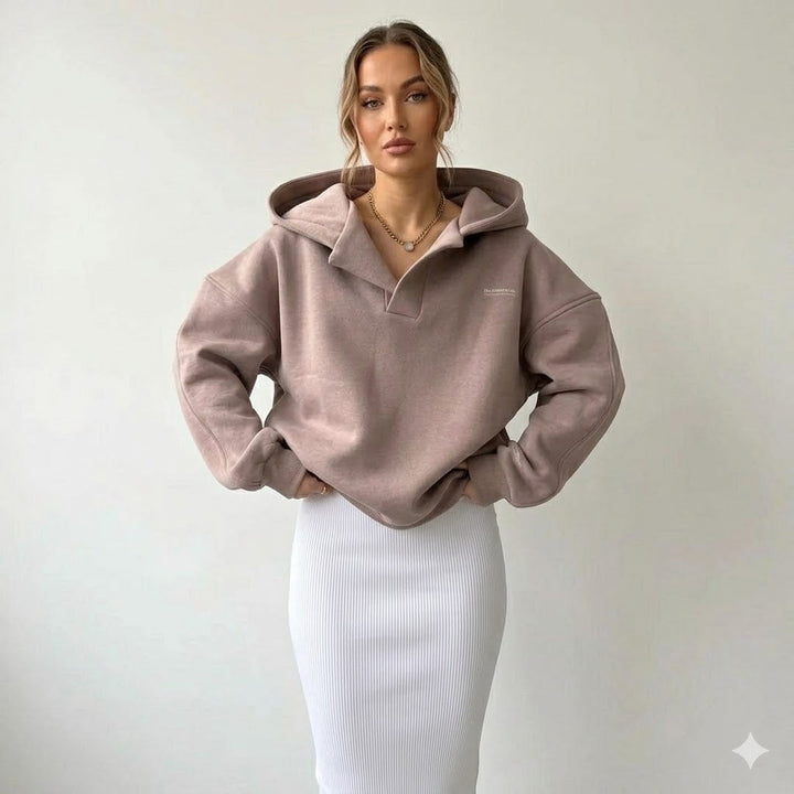 Sonia | Oversizowa Bluza z Kapturem do Domu
