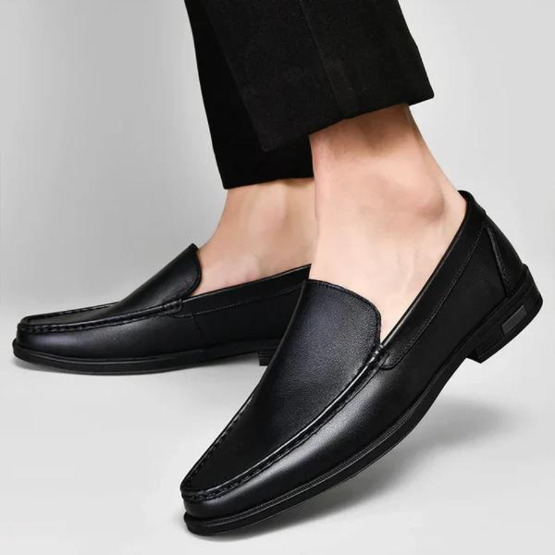 Eleganckie Skórzane Mokasyny