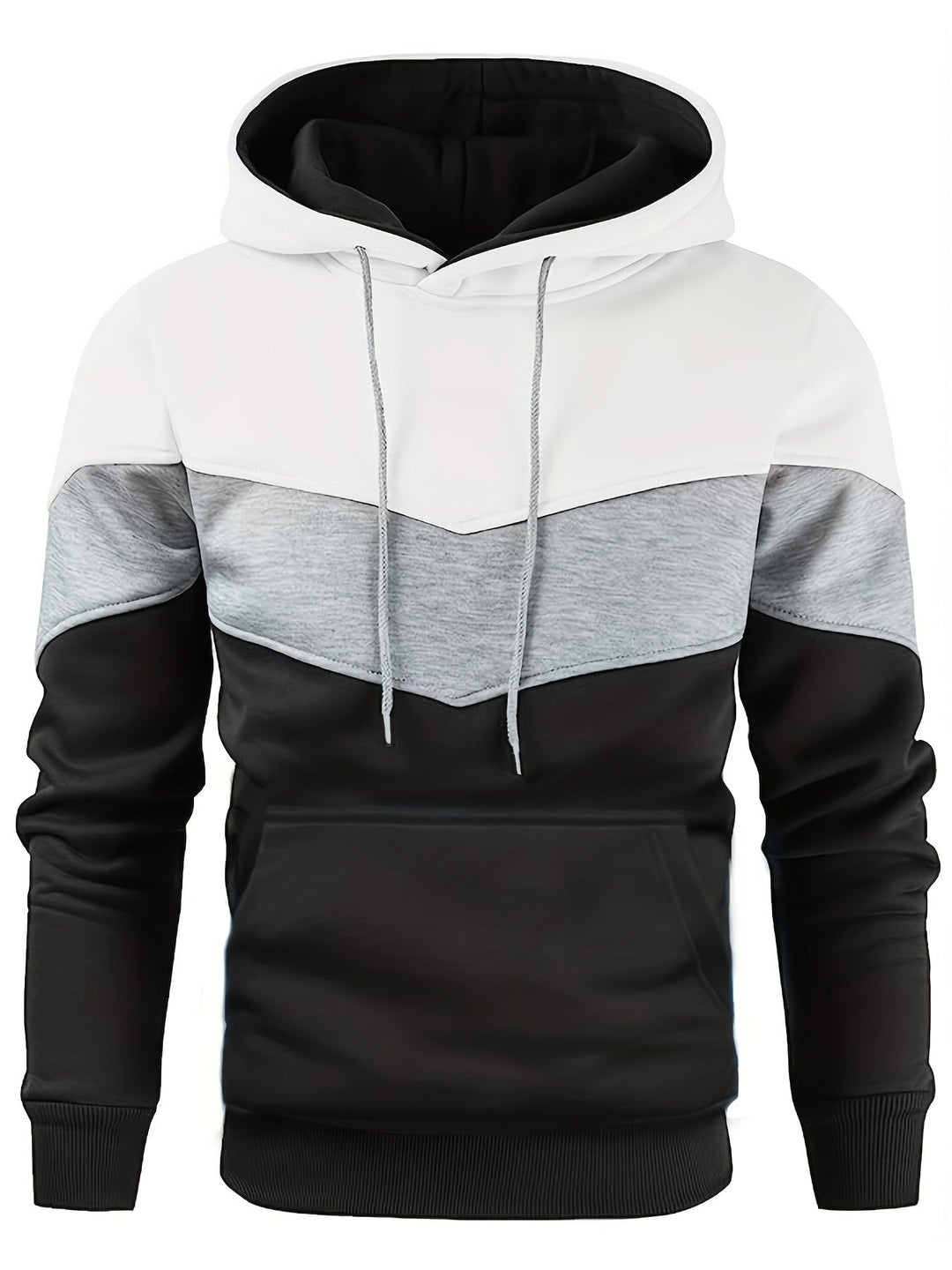 Męska Bluza Kolorowa Streetwear z Kieszenią Kangurzą