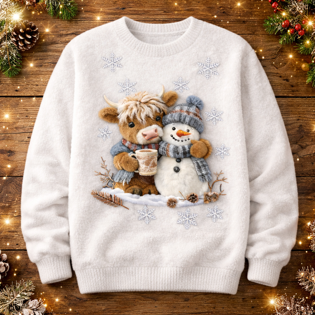 Frosty Friends | Krowka z Bałwankiem