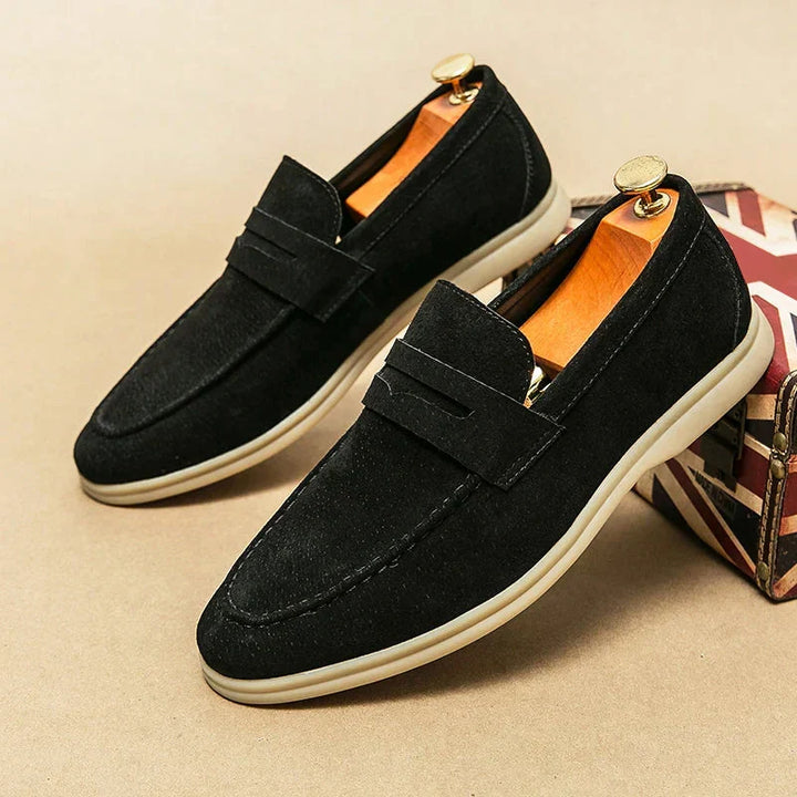 Firenze Chic Zamszowe Mokasyny