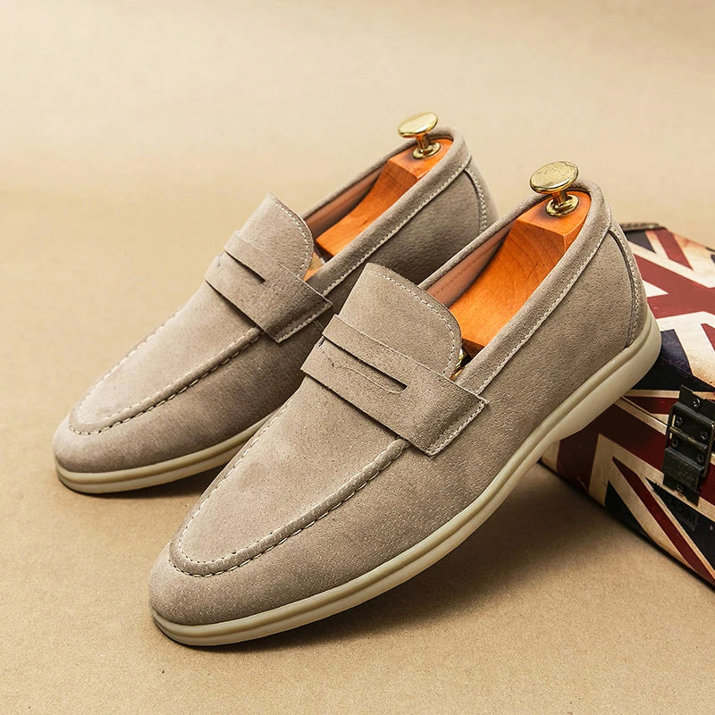 Firenze Chic Zamszowe Mokasyny