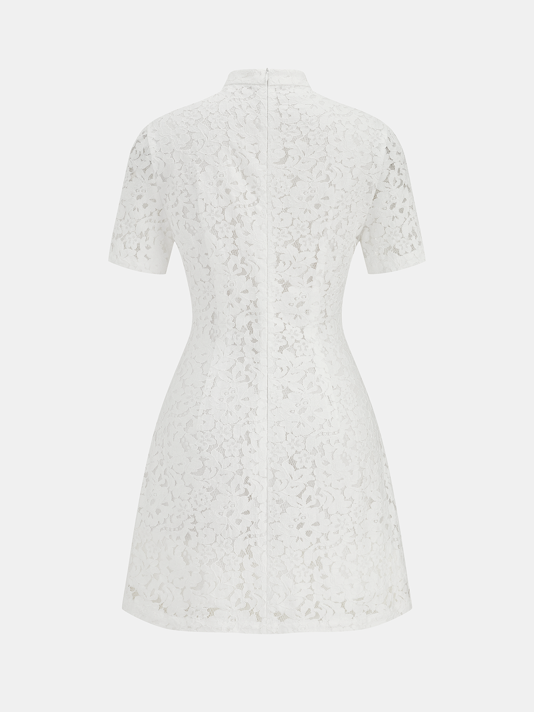 Sukienka Krótką Rękawem w Stylu Cheongsam