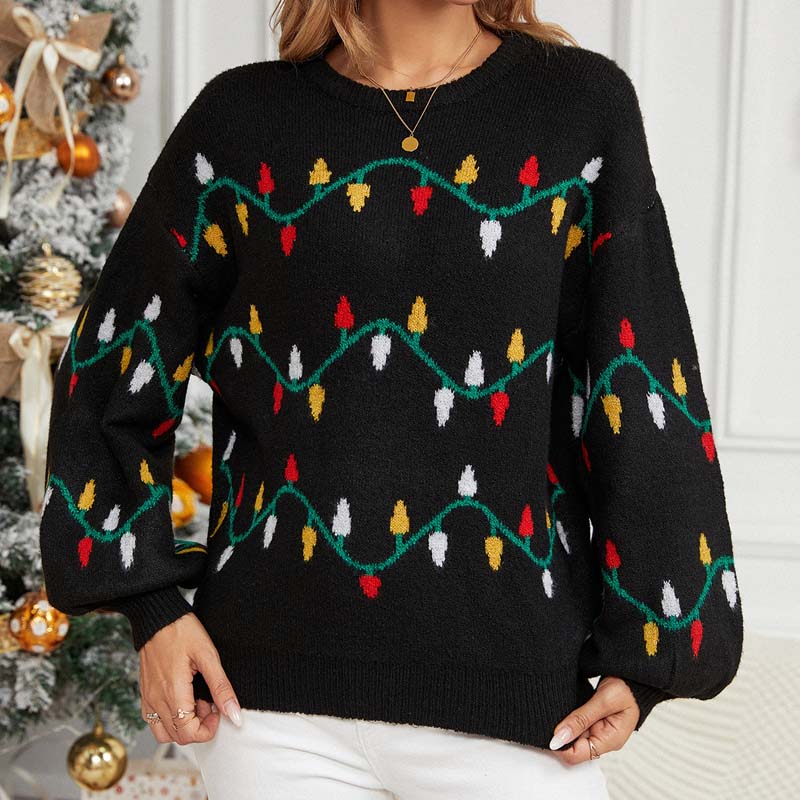 Sweter na Święta w Luźnym Stylu