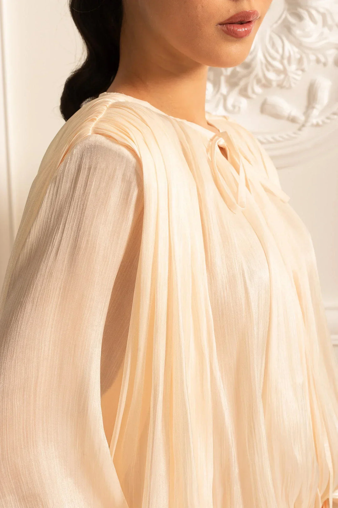 Sukienka Cassiopeia Krótka - Champagne Ivory