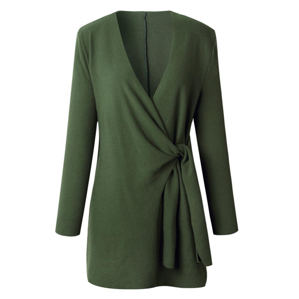 Diana | Sweter z Wiazaniem w Talii