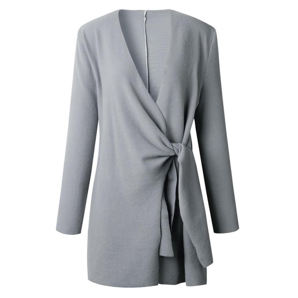 Diana | Sweter z Wiazaniem w Talii