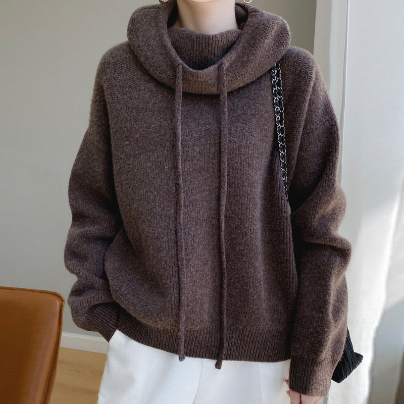 Sara | Oversizowy Sweter z Kapturem
