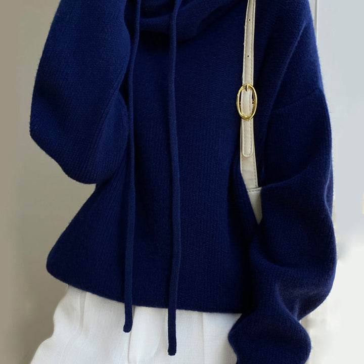 Sara | Oversizowy Sweter z Kapturem