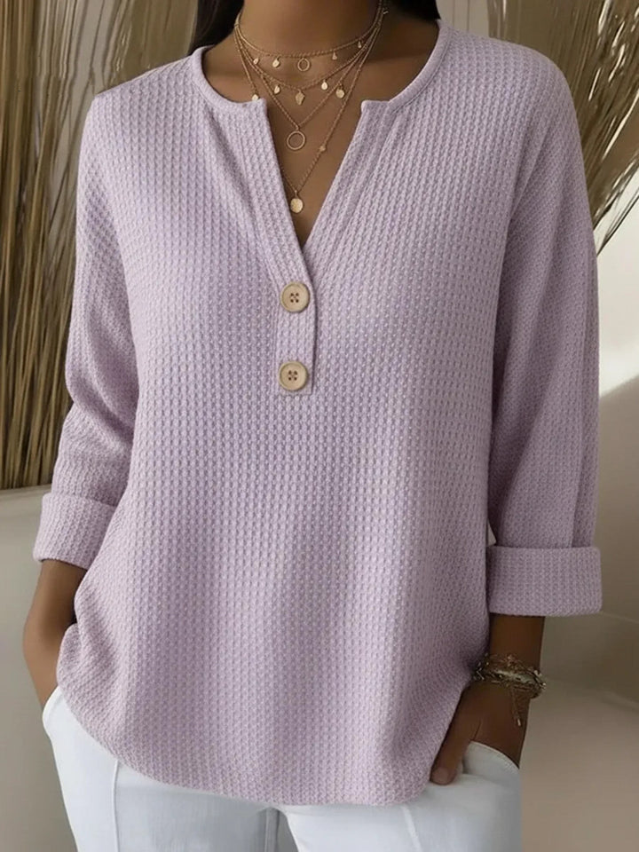 Lucinda | Top Henley na Guziki
