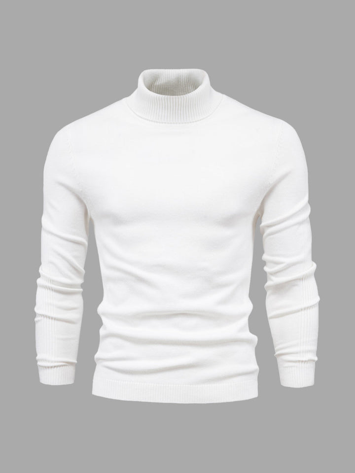 Wyrafinowany Stylowy Męski Sweter z Golfem
