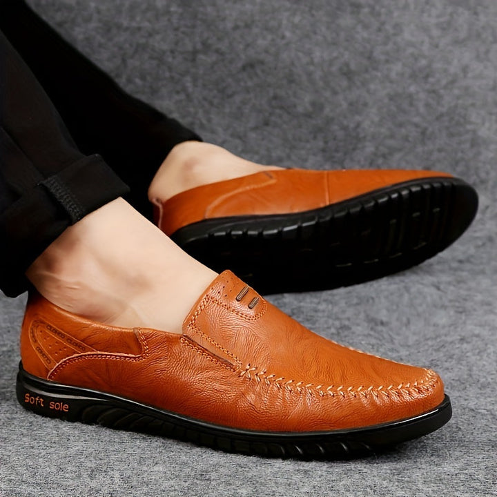 Eleganckie Skórzane Mokasyny