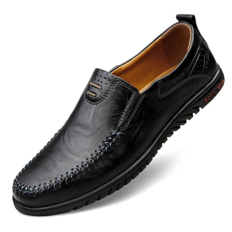 Eleganckie Skórzane Mokasyny