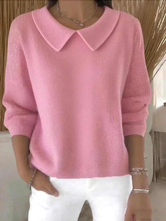 Krystyna | Klasyczny, Luzny Sweter Pullover