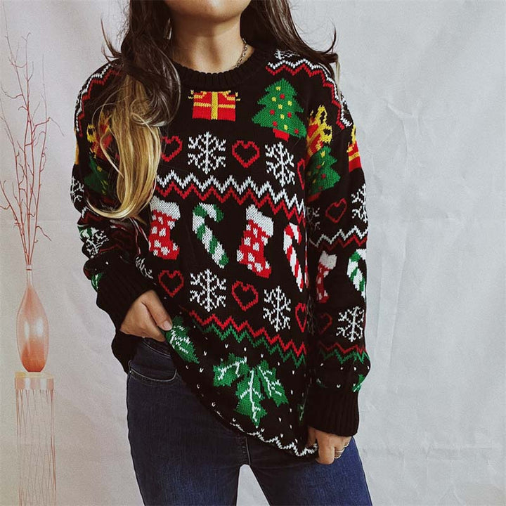 Sweter na luzie na święta