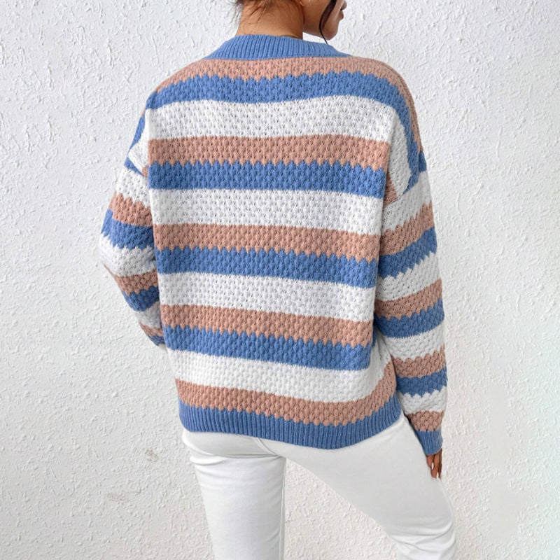 Mirela | Oversizowy Sweter z Okraglym Dekoltem