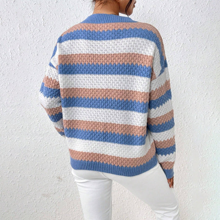 Mirela | Oversizowy Sweter z Okraglym Dekoltem