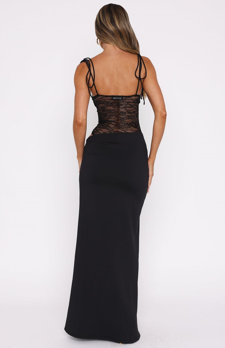 Sukienka maxi Lily - Czarna