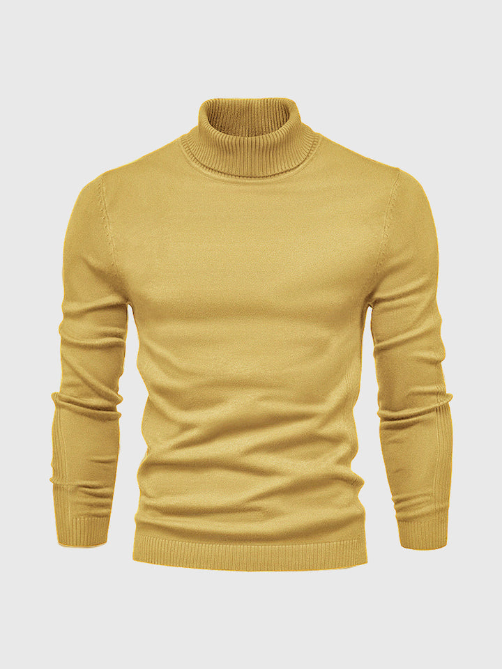 Wyrafinowany Stylowy Męski Sweter z Golfem