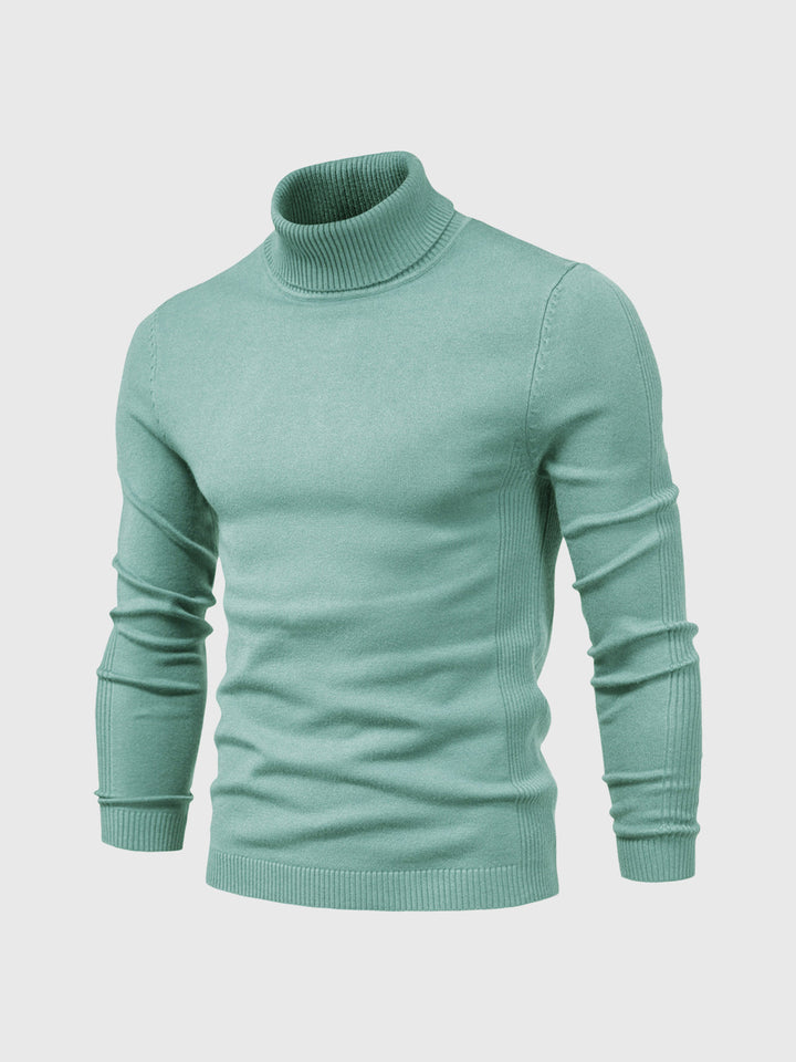 Wyrafinowany Stylowy Męski Sweter z Golfem