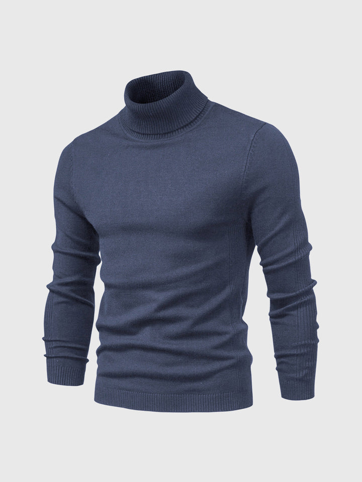 Wyrafinowany Stylowy Męski Sweter z Golfem