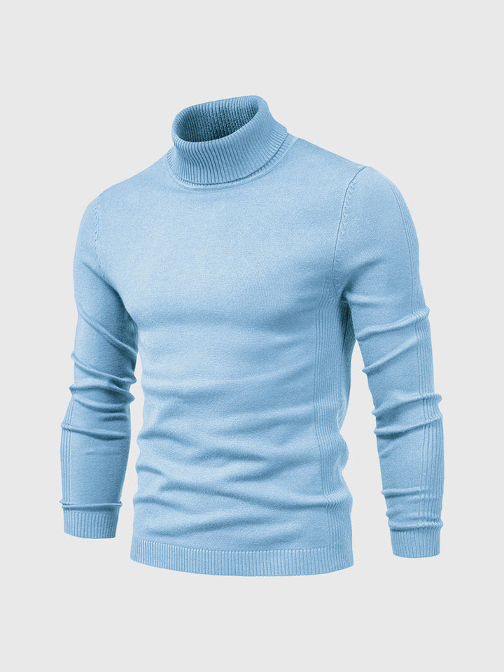 Wyrafinowany Stylowy Męski Sweter z Golfem