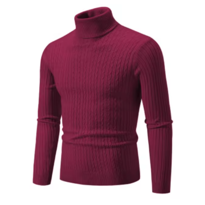 Elegancki sweter z golfem dla mężczyzn