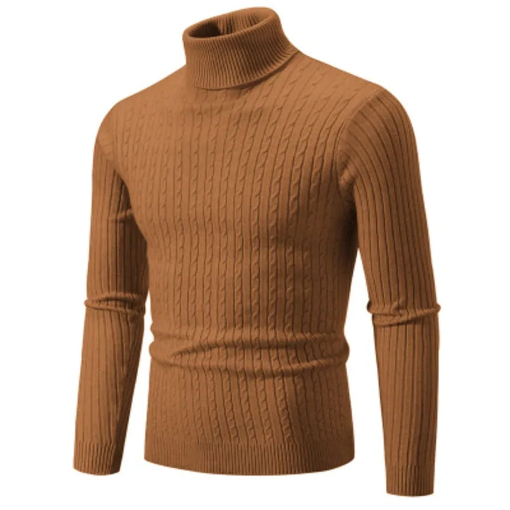 Elegancki sweter z golfem dla mężczyzn